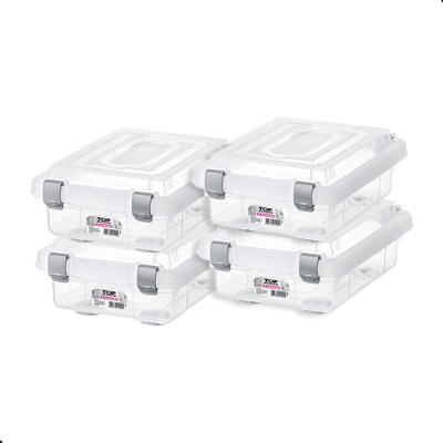 Kit Caixa Organizadora Transp. 1L 4 Unidades Top Stock Sanremo