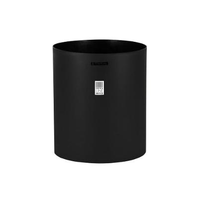 Cesto para Lixo Plástico Cilíndrico Preto 10,4L Office Line Ordene