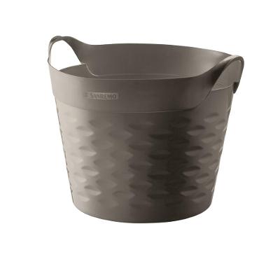 Cesto Organizador Circular Plástico Castor 20L Moolti Sanremo