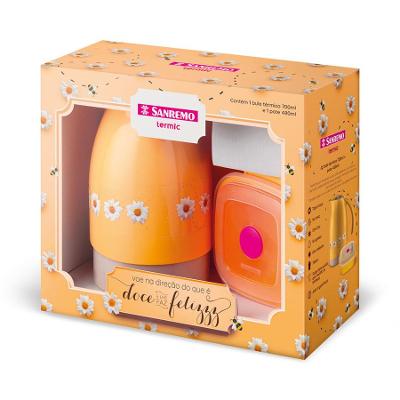 Kit Bule Térmico Plástico 700ml e Suporte para Filtro 102 Termic Sanremo