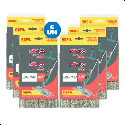Kit Refil Mop Spray e Slim Noviça Bettanin 6 Unidades