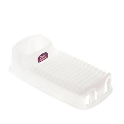 Escorredor de Louça Plástico Pequeno Transparente Casar Sanremo