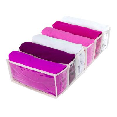 Organizador de Gavetas Flexível Colmeia Média para 6 Peças Transparente My Closet Ordene