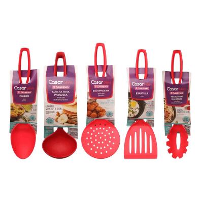 Kit de Utensílios Cozinha 6 Peças Casar Vermelho Sanremo