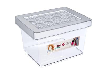 Organizador Plástico Multiuso Alto Cristal 2,8L Hana Ordene