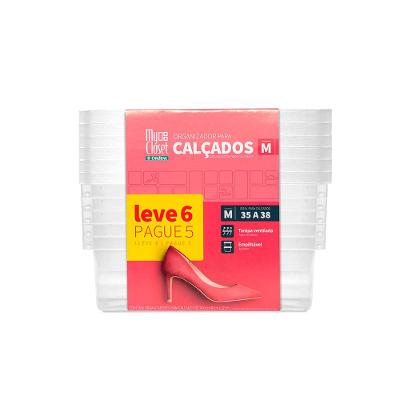 Organizador para Sapatos Cristal 6,9L Ordene 6un