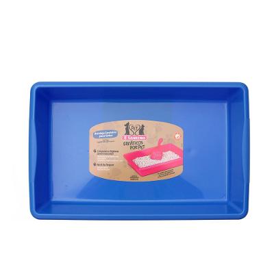 Bandeja Higiênica para Gato Retangular Azul 6,4L Pet Sanremo