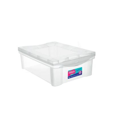 Caixa Organizadora Plástica Cristal 13,5L Ordene