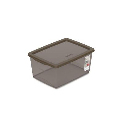 Caixa Organizadora Plástica Camurça 7,5L My Closet Ordene