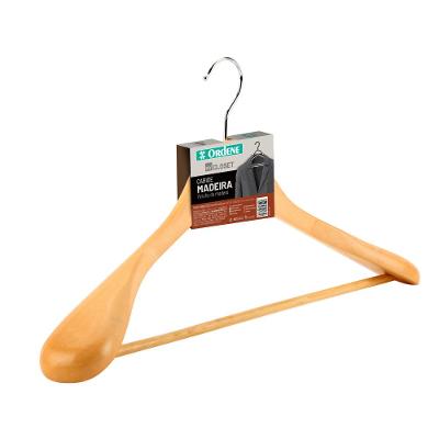 Cabide de Madeira com Ombreiras 44,5cm My Closet Ordene