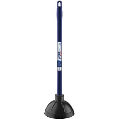 Desentupidor Sanitário de Borracha com Cabo em Madeira Azul Sanilux Bettanin
