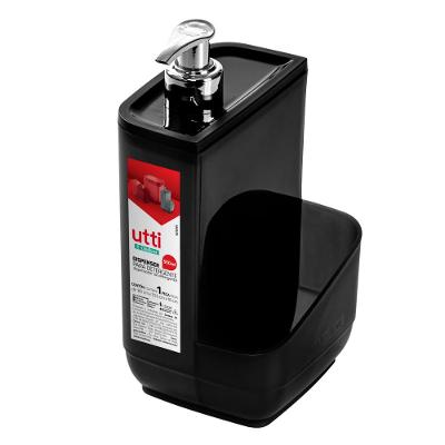 Porta Detergente 550ml Preto Utti Ordene