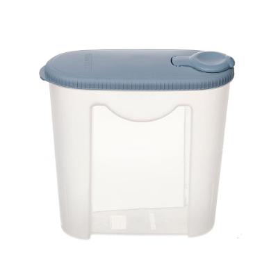 Porta Sabão com Dosador Plástico Azul/Transparente 1kg Hydrus Sanremo