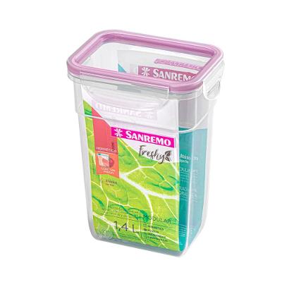 Pote Plástico com Travas Hermético Açaí 1,4L Freshy Sanremo