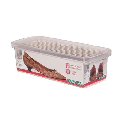 Organizador para Sapatos Plástico Cristal 14,5x35,2x10,5cm My Closet Ordene