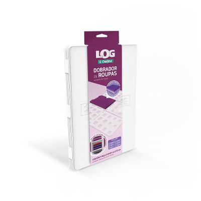 Dobrador de Roupas Plástico Log Ordene