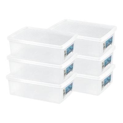 Kit Organizador Plástico para Sapatos Cristal Ordene 6un