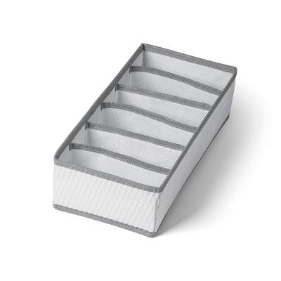 Organizador de Gavetas para Sutiã TNT para 6 Peças Branco My Closet Ordene