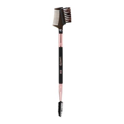 Pincel de Maquiagem para Cílios e Sobrancelhas Rosé Black E08 Lanossi