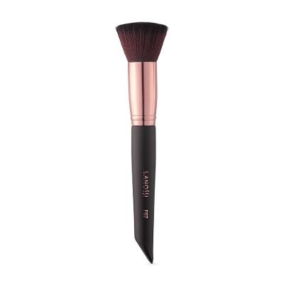 Pincel de Maquiagem Kabuki Reto Rosé Black F07 Lanossi
