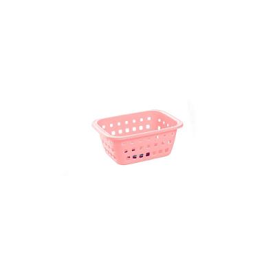 Cesto Organizador Plástico com Furação Rosé 1,4L Log Ordene