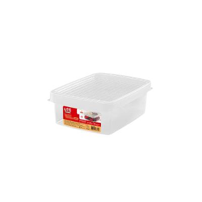 Caixa Organizadora Plástica para Frutas e Hortaliças Mini Transparente Utti Ordene