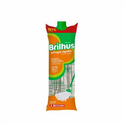 Brilhus Refil Mop Esfregão Algodão