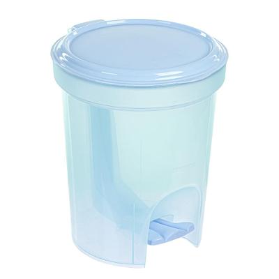 Lixeira Plástica Infantil com Pedal Azul Baby Sanremo 6,6L