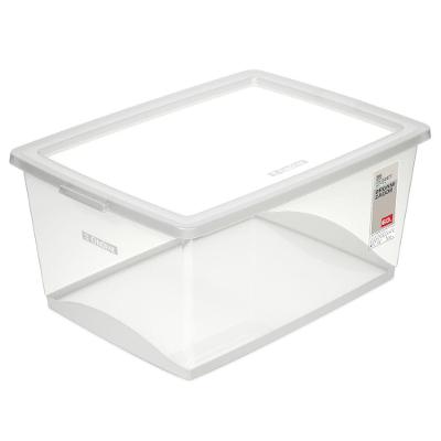 Caixa Organizadora Plástica Cristal 60L My Closet Ordene