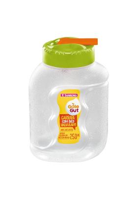 Garrafa Plástica Vermelha 250ml Gole Gut Sanremo