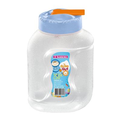Garrafa Plástica Azul/Laranja 250ml Gole Gut Sanremo