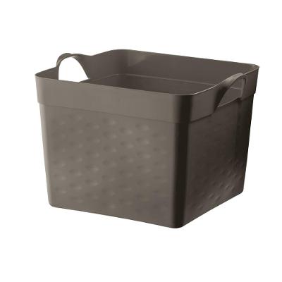 Cesto Organizador Quadrado Plástico Castor 22L Sanremo