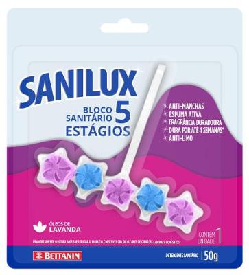Bloco Sanitário Estrela 5 Estágios Óleos de Lavanda Sanilux Bettanin