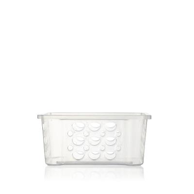 Cesta Empilhável Plástico Transparente 746ml Moolti Sanremo