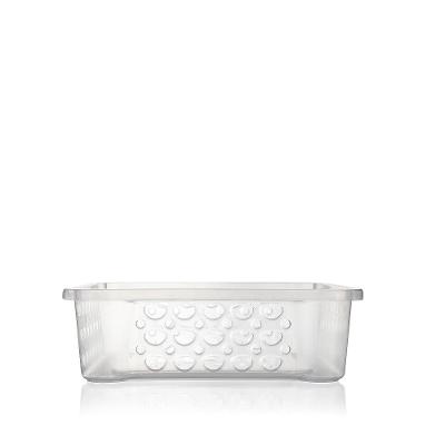 Cesta Empilhável Plástico Transparente 1,6L Moolti Sanremo