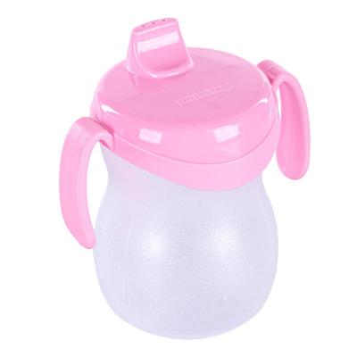 Copo Infantil com Bico e Alça Atóxico Rosa Baby Sanremo 310ml