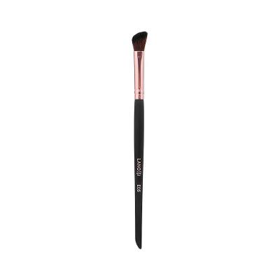 Pincel de Maquiagem para Esfumar Sombra Chanfrado Rosé Black E05 Lanossi