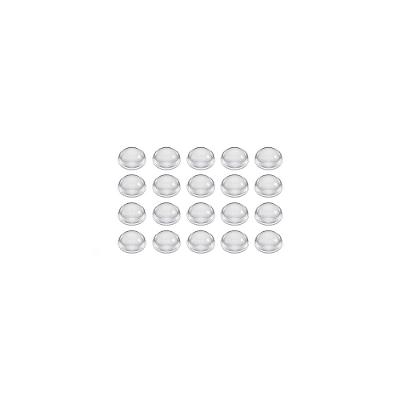 Silicone Adesivo Protetor Anti-Impacto Gota Transparente 8mm Aplik Ordene 20 Peças