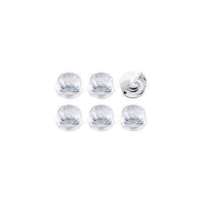 Silicone Adesivo Protetor Anti-Impacto Gota Transparente 20mm Aplik Ordene 6 Peças