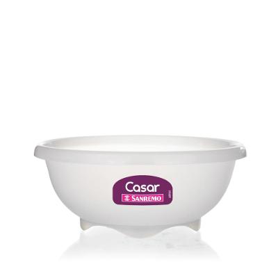 Saladeira Plástica Transparente 19cm Casar Sanremo