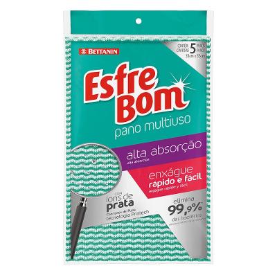 Pano Multiuso Antibacteriano Almofada Verde EsfreBom Bettanin