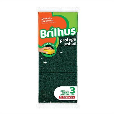 Esponja Multiuso Protege Unhas Brilhus Bettanin 3 Unidades