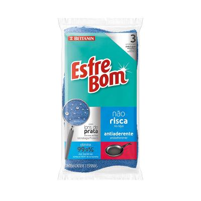 Esponja Multiuso Não Risca EsfreBom Bettanin 3 Unidades