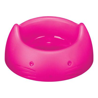 Comedouro para Gatos Plástico Rosa 200ml Pet Sanremo