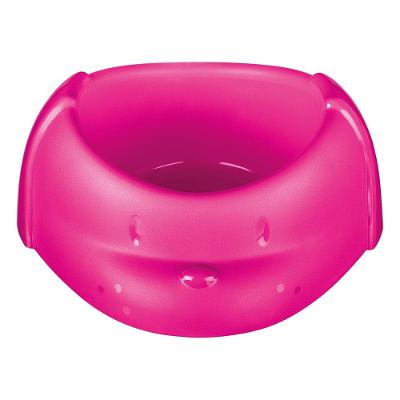 Comedouro para Cachorro Plástico Rosa 300ml Pet Sanremo