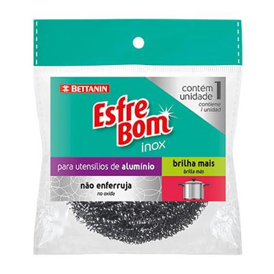 Esponja em Aço Inox para Utensílios de Alumínio EsfreBom Bettanin