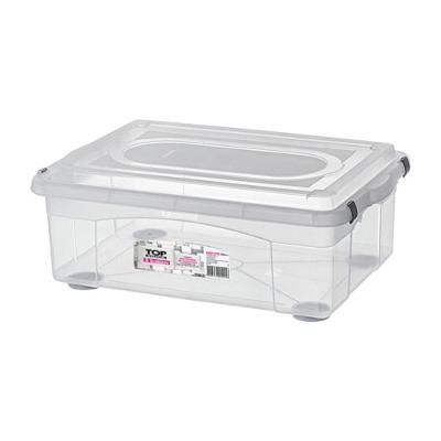 Caixa Organizadora Plástica Transparente 42L Sanremo