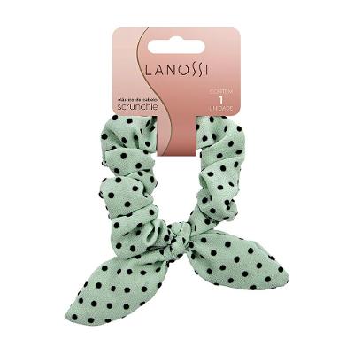Scrunchie Estampado Mint Green Lanossi