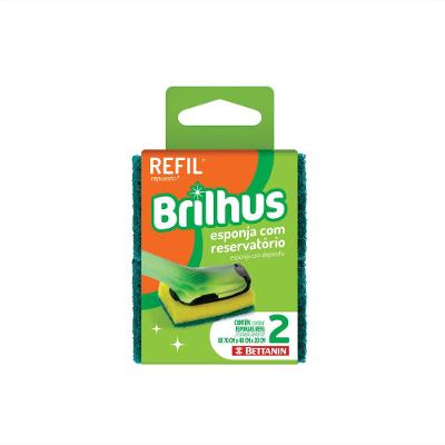 Refil Esponja com Reservatório para Detergente Brilhus Bettanin