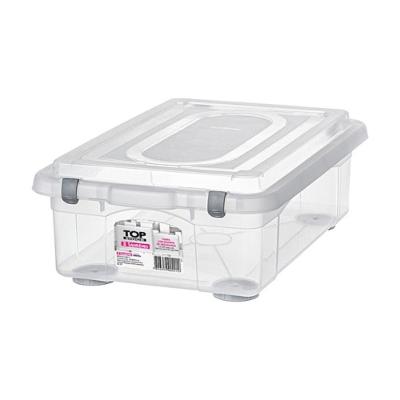 Caixa Organizadora Plástica Transparente 28,2L Sanremo